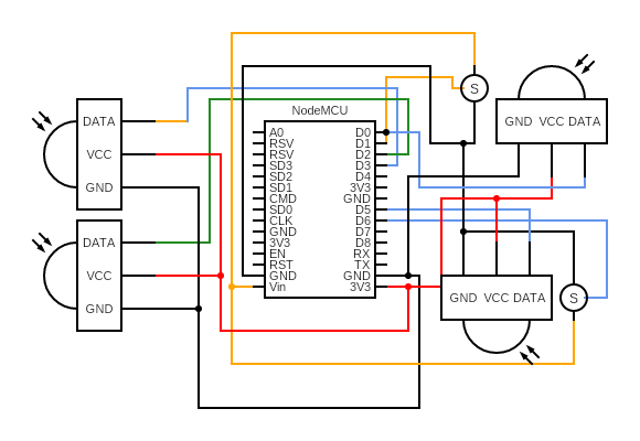 diagrama do circuito elétrico